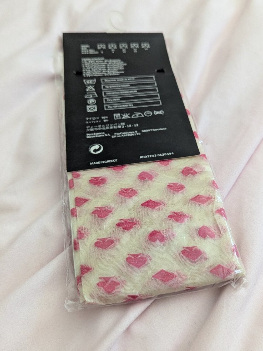 NIB Diesel Pink Suits Pattern Highroller Socks 1 - Picture 5 of 9